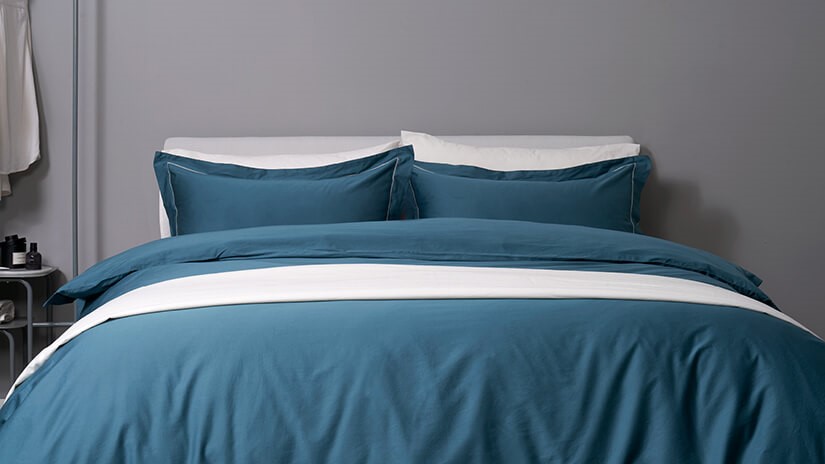 Nuloft Dreamer Linen Bedding set (Azure Blue) 
