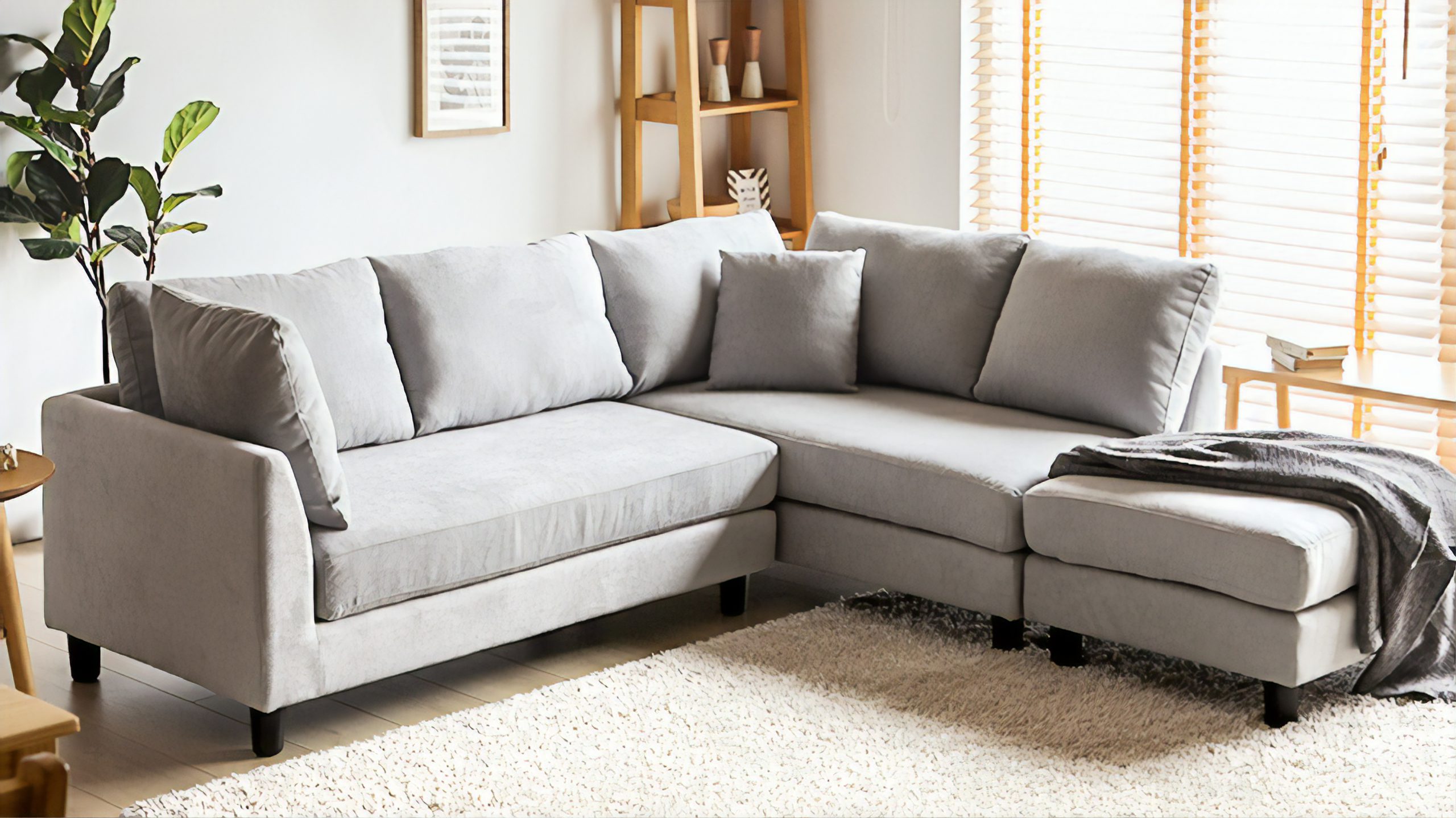 L Shaped Sofas great for awkward corner spaces.