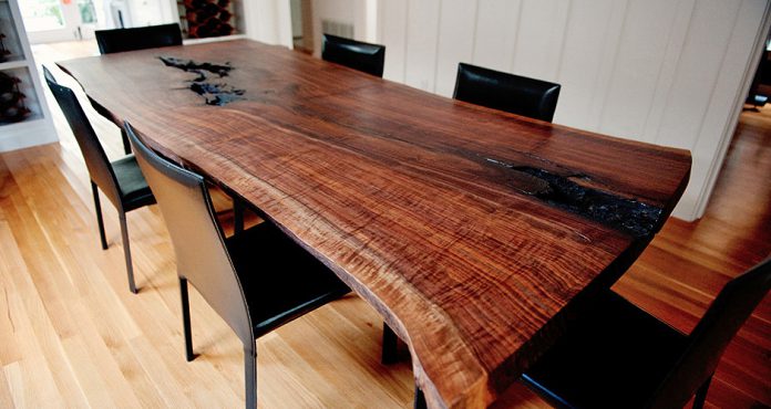 Wood Slab Dining Table