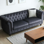 hugo-3seater-chesterfield-sofa-black-velvet-water-repellent-fabric